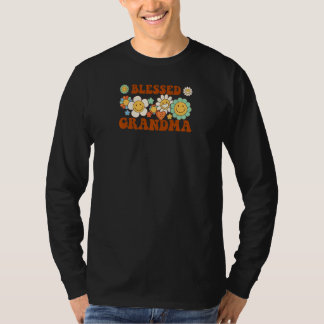 Womens blessed grandma grandmother   T-Shirt