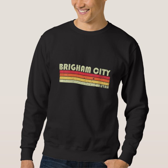 Womens Brigham City Ut Utah Funny City Zuhause Roo Sweatshirt (Vorderseite)