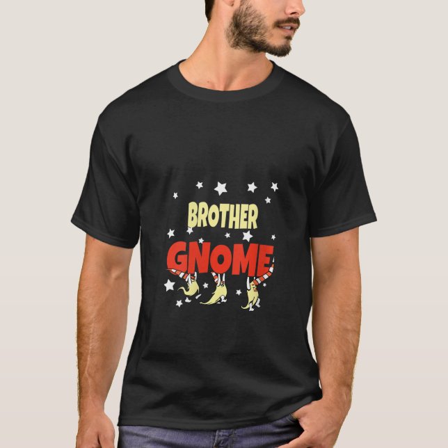 Womens Brother Gnome Matching Family Group Funny C T-Shirt (Vorderseite)