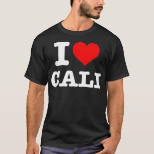 Womens Cali I Liebe Cali I Herz Cali VNeck T-Shirt