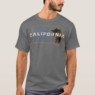 Womens California Summer Surf Beach Vintag Sunset T-Shirt
