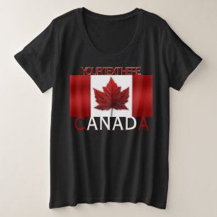 Women's Canada Shirt Custom Canada Plus Size Shirt