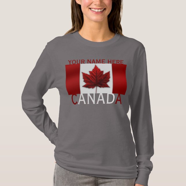 Women's Canada Shirt Custom Canada Plus Size Shirt (Vorderseite)