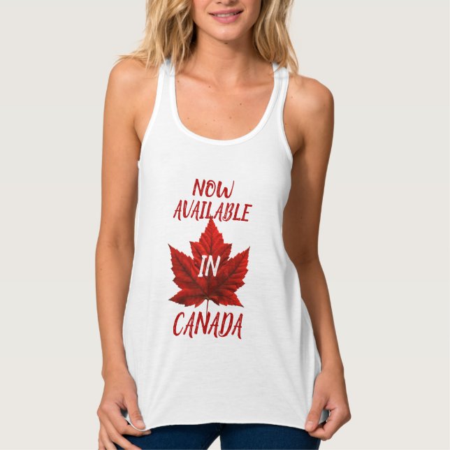Womens Canada Shirts Funny Canada Souvenir Tops (Vorderseite)