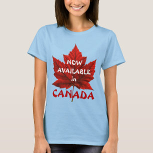 Womens Canada T - Shirt Funny Canada Ringer T - Sh