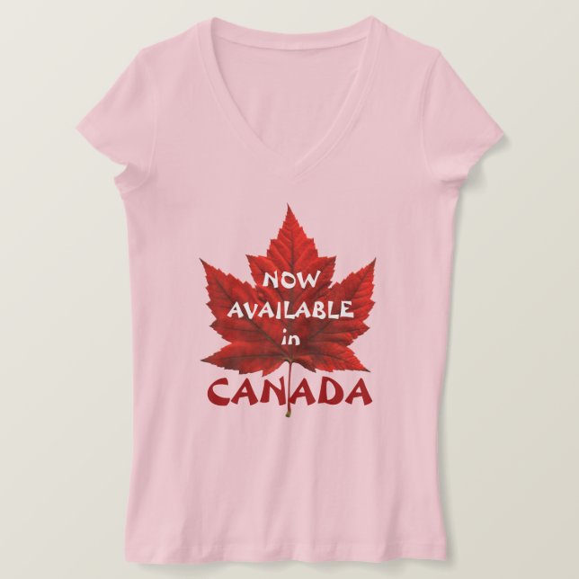 Womens Canada T - Shirt Funny Canada Ringer T - Sh (Design vorne)