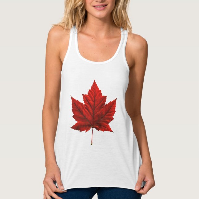 Women's Canada Tank Top Personalisiert Canada Shir (Vorderseite)