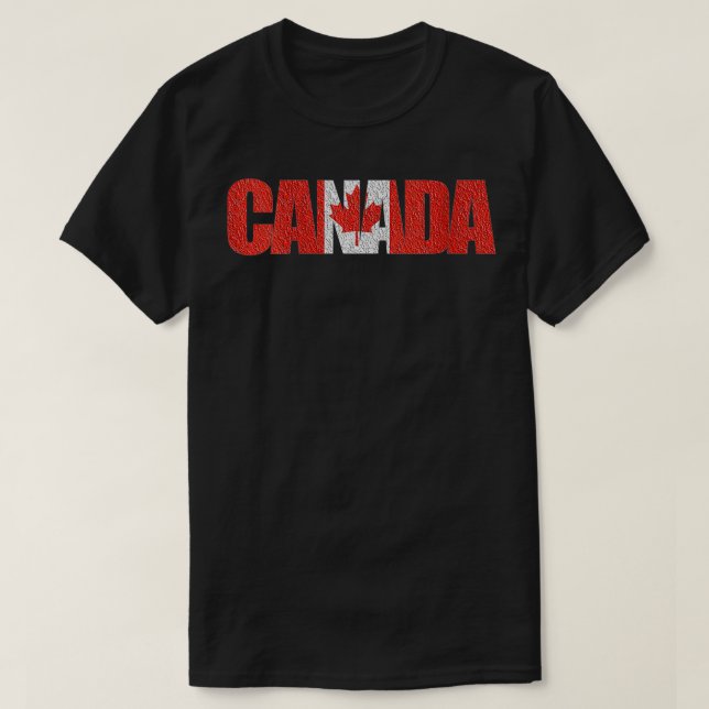 Womens Canadian Gift Canada VNeck T-Shirt (Design vorne)