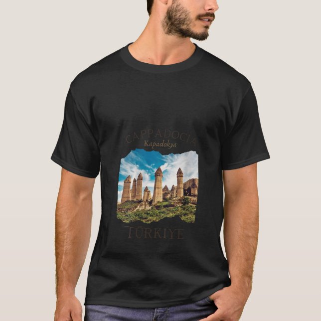 Womens Cappadocia Kapadokya Türkei Liebe Tal Sou T-Shirt (Vorderseite)
