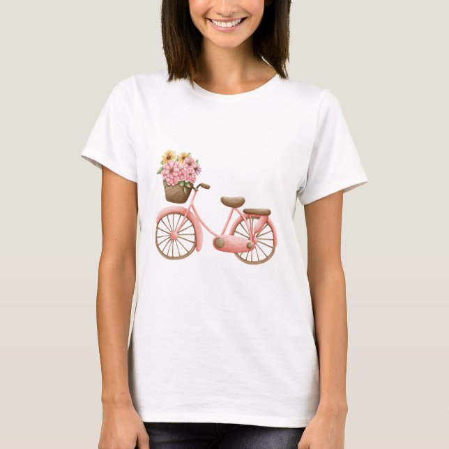Women's Casual Short Sleeve T-Shirt – Soft Cotton  (Vorderseite)