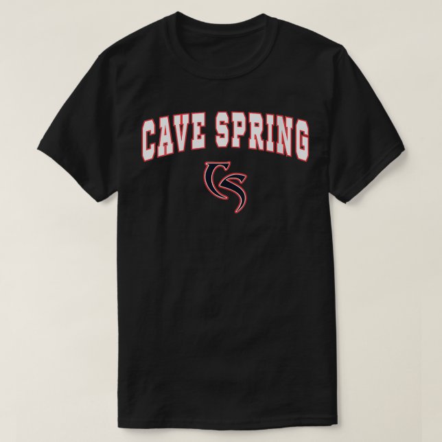 Womens Cave Spring High School Knights VNeck T-Shirt (Design vorne)