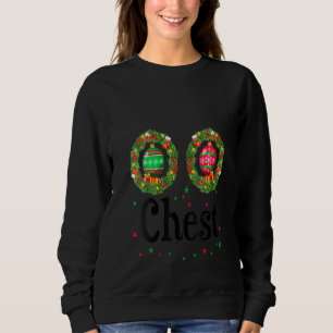 Womens Chest Chestnut Couple Costume Weihnachten K Sweatshirt