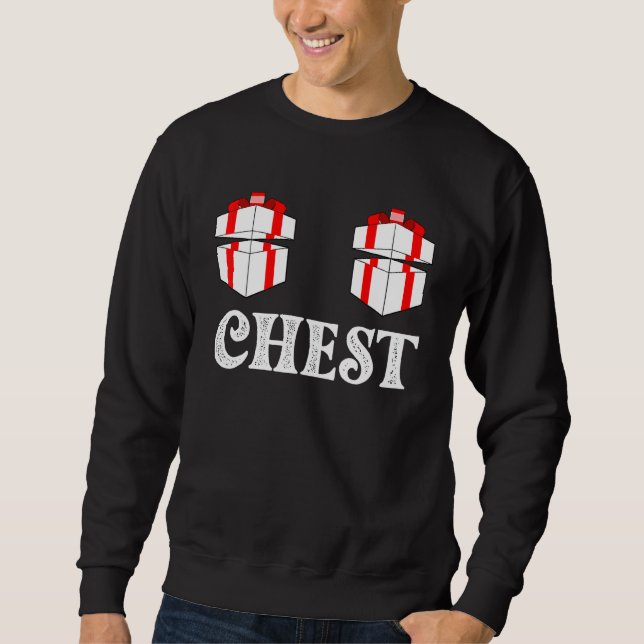 Womens Chest Nuts Matching Chestnuts Christmas Cou Sweatshirt (Vorderseite)