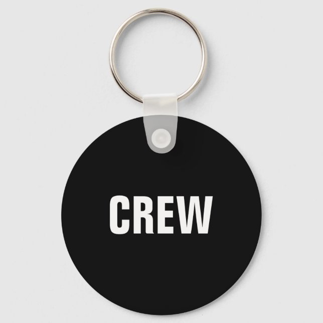 Womens Christmas Crew Team Staff Member Red White  Schlüsselanhänger (Vorderseite)