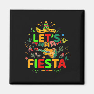 Womens Cinco De Mayo Mexican Guitar Cactus Lasse F Magnet
