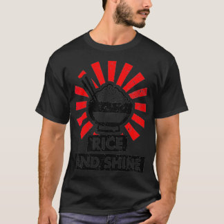 Womens Clever Pun RiceAndShine Sun Asian Feinschme T-Shirt