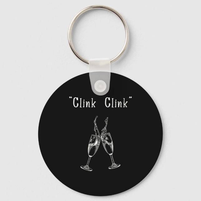 Womens Clink Clink V-neck  Schlüsselanhänger (Vorderseite)