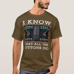 Womens Cool Music Techno House Mixer DJ T-Shirt