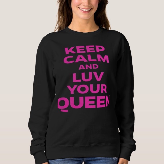 Womens Cool Statement Partnership Valentine's Day  Sweatshirt (Vorderseite)