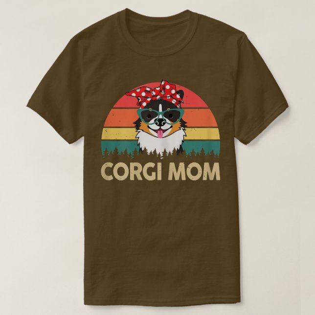 Womens Corgi Mama Geschenke für Lover T-Shirt (Design vorne)
