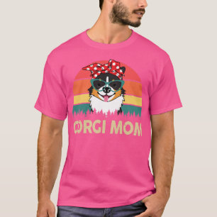Womens Corgi Ttricolor Corgi Mama Geschenke für Lo T-Shirt