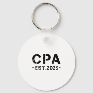 Womens CPA Est 2025 Certified Public Accountant Ex Schlüsselanhänger