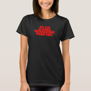 Womens Crazy Cat Person, die Lieben Katzen Katze f T-Shirt