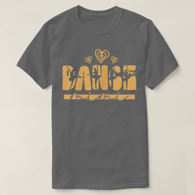 Womens Dance Mimi Grandma Mimi Of A Dancer Dancing T-Shirt (Design vorne)