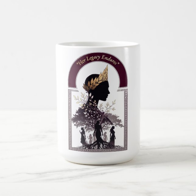Womens Day Strength Legacy, Women Empowerment Gift Kaffeetasse (Mittel)