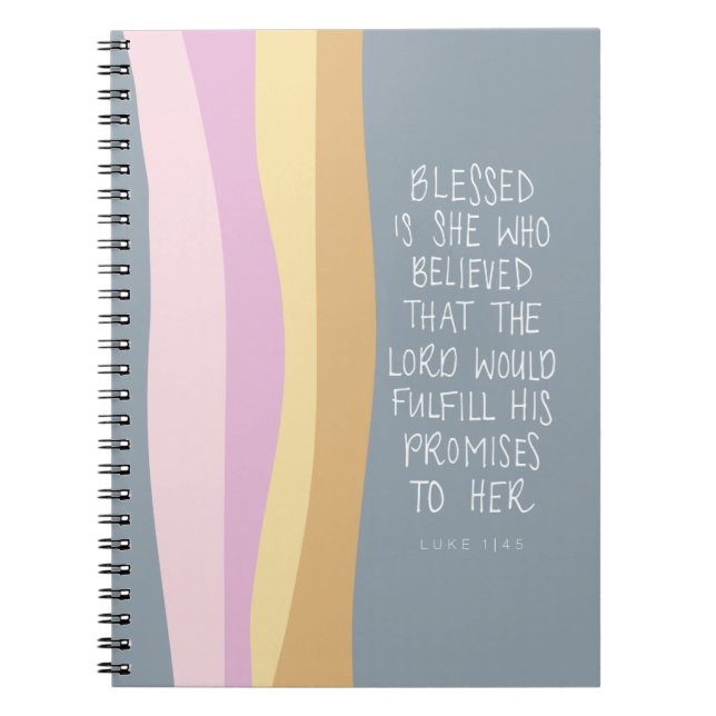 Women's Devotional Scripture Spiral Notebook Notizblock (Vorderseite)