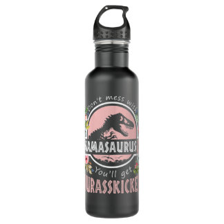 Womens Don't Mess With MamaSaurus T Rex Dinosaur M Edelstahlflasche