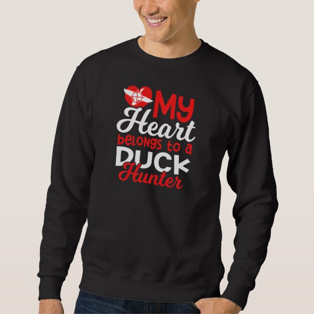 Womens Duck Hunters Wife Hunting  Women Duck Hunt Sweatshirt (Vorderseite)