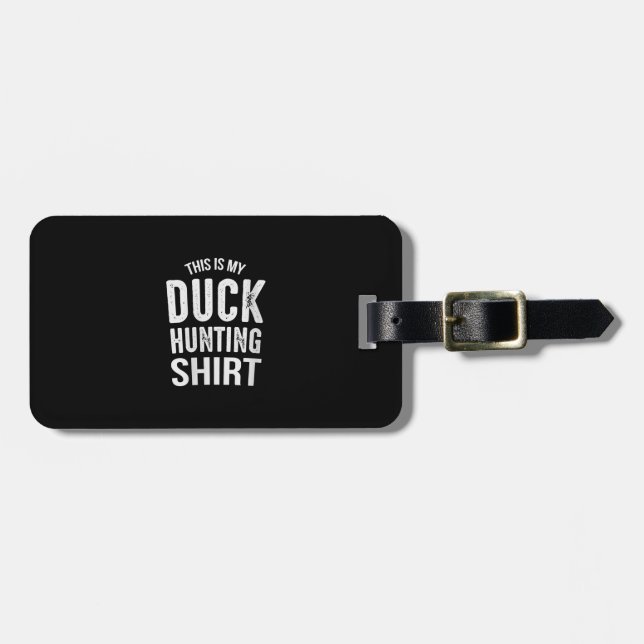 Womens Duck Hunting Gift Gepäckanhänger (Vorderseite horizontal)