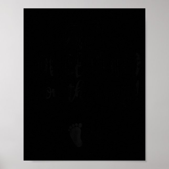 Womens Easter Pregnancy Announcemen Somebunny Is O Poster (Vorne)