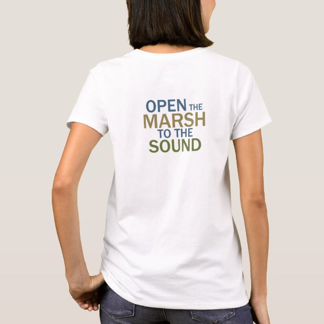 WOMEN's Edmonds Marsh SALMON T - Shirt 2 mit Zurüc (Rückseite)
