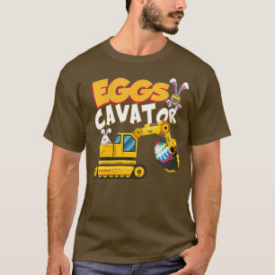 Womens EggsCavator Ostereier Hunt Bunny Graf T-Shirt