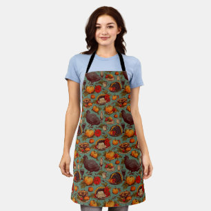 Womens Erntedank Vintag Style Schürze