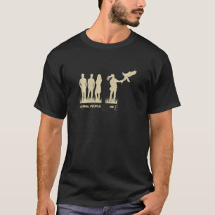 Womens Falconry Ornithology Vogelbeobachter Falcon T-Shirt