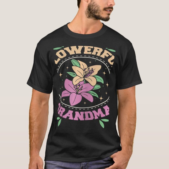 Womens Flowerful grandma T-Shirt (Vorderseite)