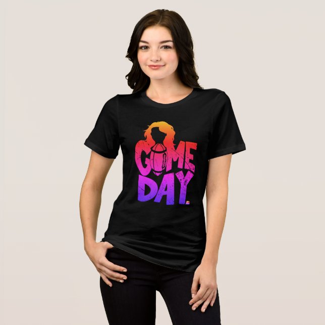 Women's Football Gameday Tri-Blend Shirt (Vorderseite voll)