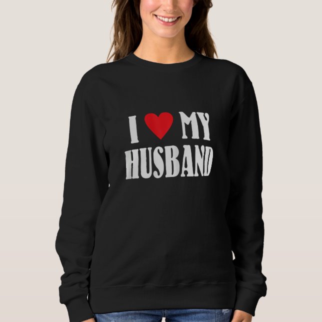 Womens Frist Valentines Day Outfit For Married Cou Sweatshirt (Vorderseite)