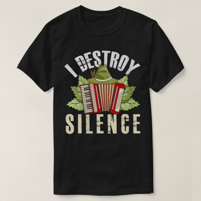 Womens Funny Accordion Musician Polka Music Polka T-Shirt (Design vorne)