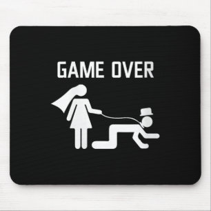 Womens Funny Bride Groom Wedding Bachelor Bachelor Mousepad
