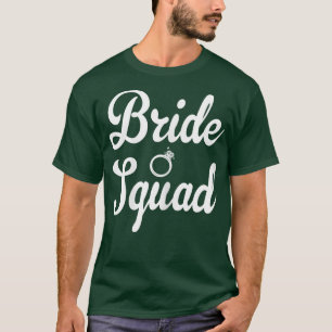 Womens Funny Bride Squad Junggeselinnen-Abschied B T-Shirt