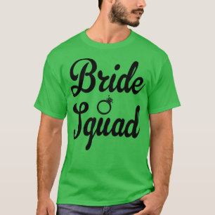 Womens Funny Bride Squad Junggeselinnen-Abschied B T-Shirt