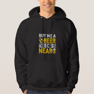 Womens Funny Buy Me Beer Groom Bachelor Engagement Hoodie