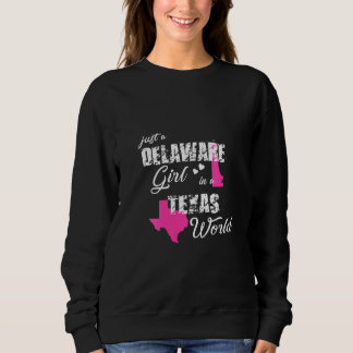 Womens Funny Delaware Shirts Just A Delaware Girl