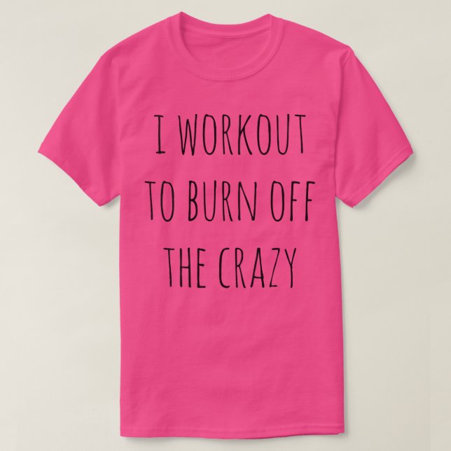 Womens Funny Fitness Geschenk, das ich trainiere,  T-Shirt (Design vorne)