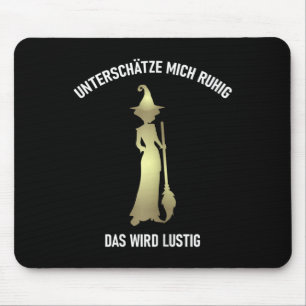 Womens Funny Halloween - Hexen Mousepad