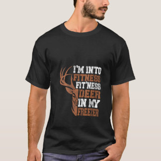 Womens Funny Hunter Vater Ich bin in die Fitness H T-Shirt